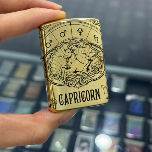 Zippo Brass Ma Kết Capricorn - ZSB10 - Hình ảnh 3