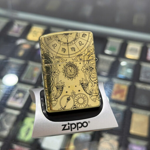 Zippo Brass Xử Nữ Virgo - ZSB06 - Hình ảnh 2