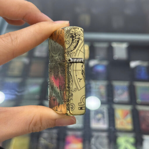 Zippo Brass Thiên Bình Libra - ZSB07 - Hình ảnh 4