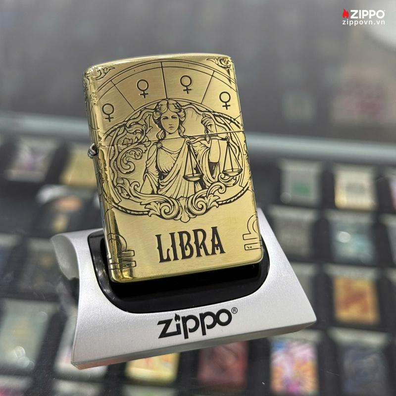 Zippo Brass Thiên Bình Libra - ZSB07