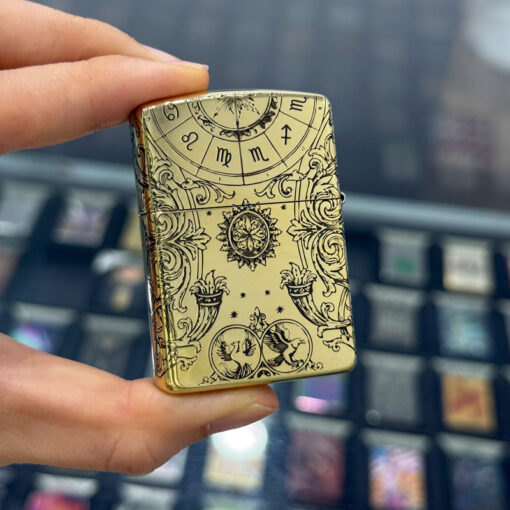 Zippo Brass Thiên Yết Scorpio - ZSB08 - Hình ảnh 4