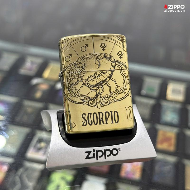 Zippo Brass Thiên Yết Scorpio - ZSB08
