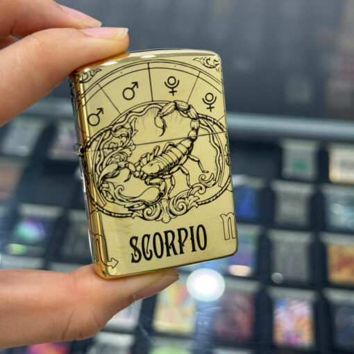 Zippo Brass Thiên Yết Scorpio - ZSB08 - Hình ảnh 3