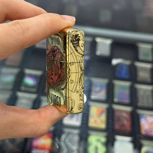 Zippo Brass Xử Nữ Virgo - ZSB06 - Hình ảnh 6