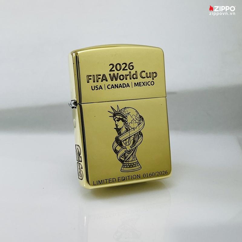 Zippo Armor Brass World Cup 2026 - WCB26