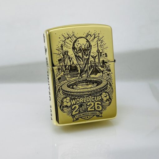 Zippo Armor Brass World Cup 2026 - WCB26 - Hình ảnh 2