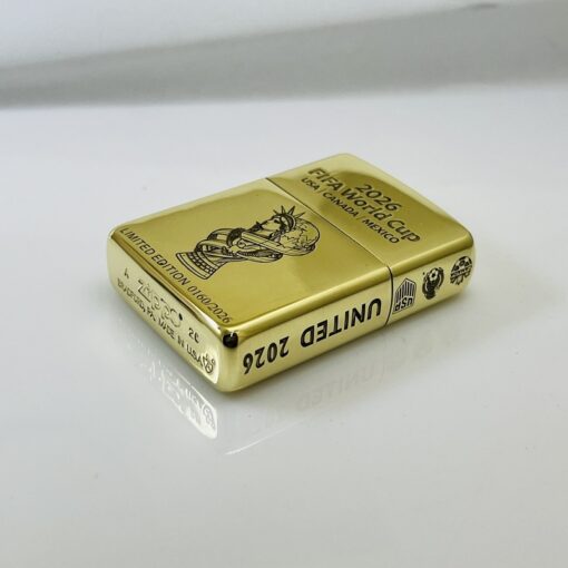 Zippo Armor Brass World Cup 2026 - WCB26 - Hình ảnh 3