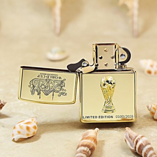 Zippo World Cup Golden Trophy 2026 Design - WCEB26 - Hình ảnh 5