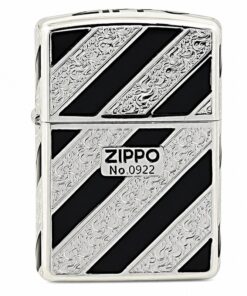 Zippo Black Edge Twill Design – 2GBT