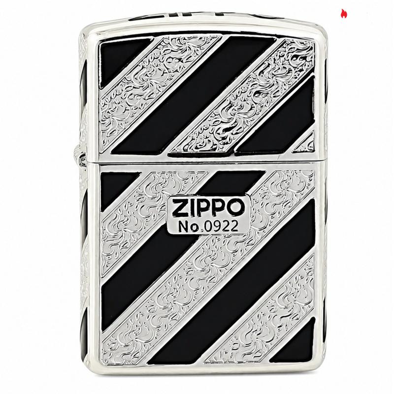 Zippo Black Edge Twill Design – 2GBT