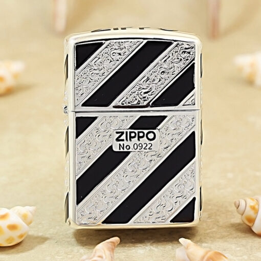 Zippo Black Edge Twill Design – 2GBT - Hình ảnh 2