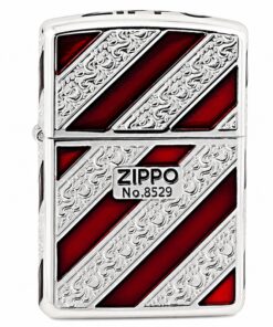 Zippo Red Edge Twill Design – 2GRT