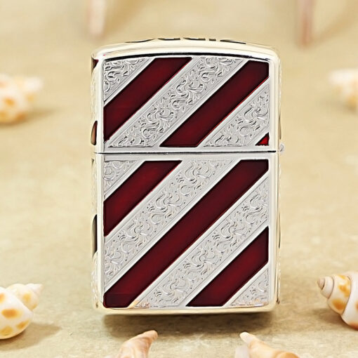 Zippo Red Edge Twill Design – 2GRT - Hình ảnh 3