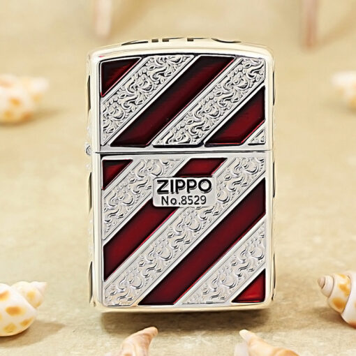 Zippo Red Edge Twill Design – 2GRT - Hình ảnh 2