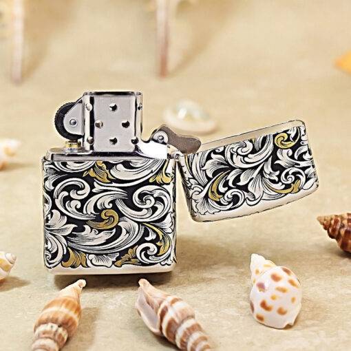 Zippo 12 con giáp cao cấp năm Mão – Mèo 12.4CC - Ảnh 5