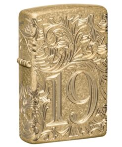 Zippo 1932 Filigree Armor Tumbled Brass - 46776