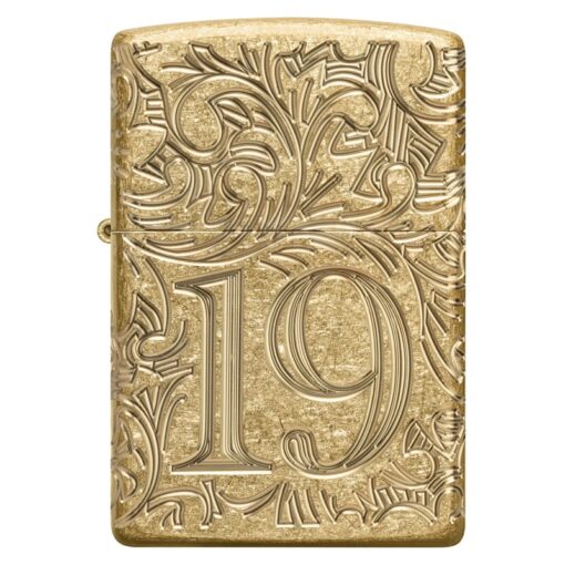 Zippo 1932 Filigree Armor Tumbled Brass - 46776 - Ảnh 4