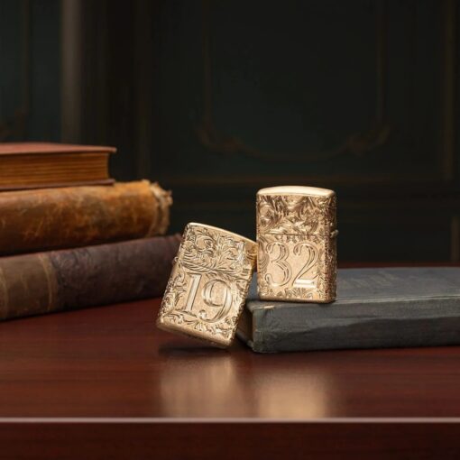 Zippo 1932 Filigree Armor Tumbled Brass - 46776 - Ảnh 12