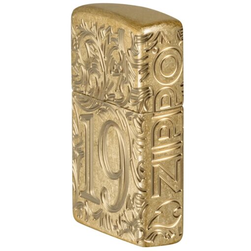 Zippo 1932 Filigree Armor Tumbled Brass - 46776 - Ảnh 6