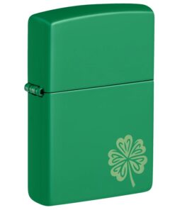 Zippo Lucky Clover Grass Green Matte - 46850