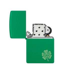 Alternative view of Zippo Lucky Clover Grass Green Matte - 46850