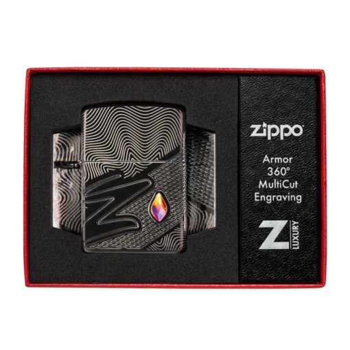 Zippo Z Crystal Armor High Polish Black - 46928 - Ảnh 11