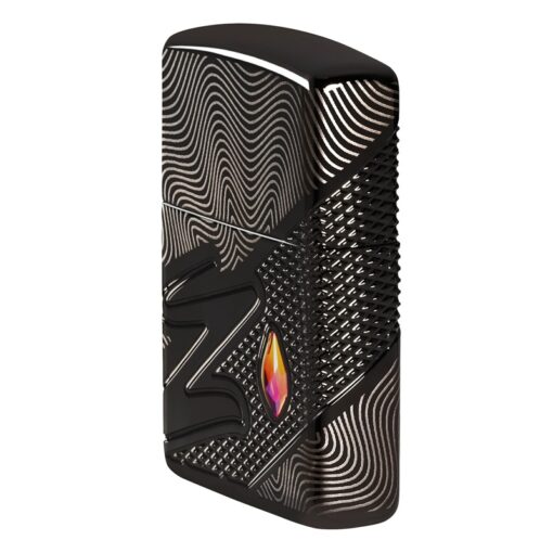 Zippo Z Crystal Armor High Polish Black - 46928 - Ảnh 6