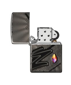 Alternative view of Zippo Z Crystal Armor High Polish Black - 46928