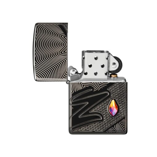 Zippo Z Crystal Armor High Polish Black - 46928 - Ảnh 2