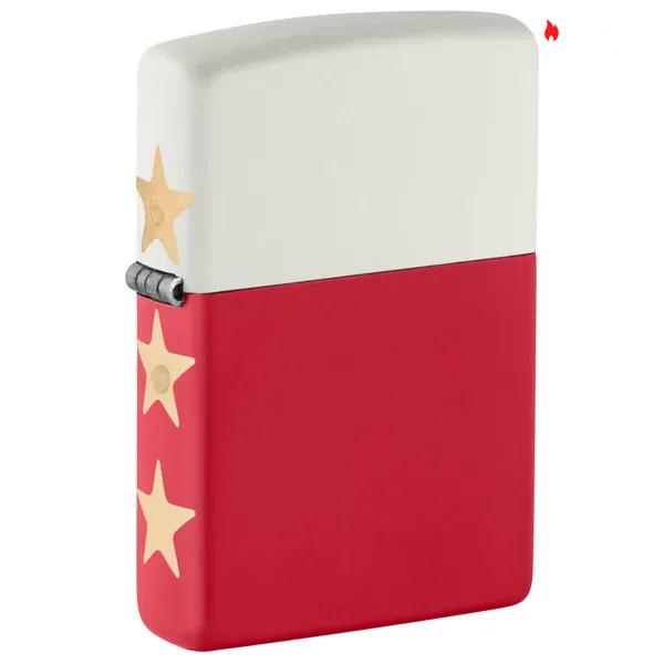 Zippo 250th Anniversary Special Edition White Red Matte - 47294