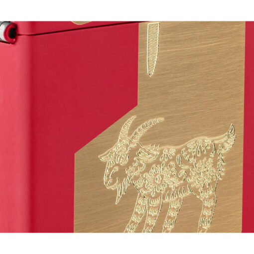 Zippo Year of the Goat Design Red Matte - 47420 - Ảnh 6
