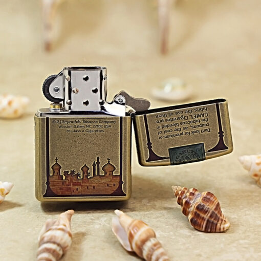 Zippo Antique Brass Camel Design - AT-201FB-01 - Ảnh 4